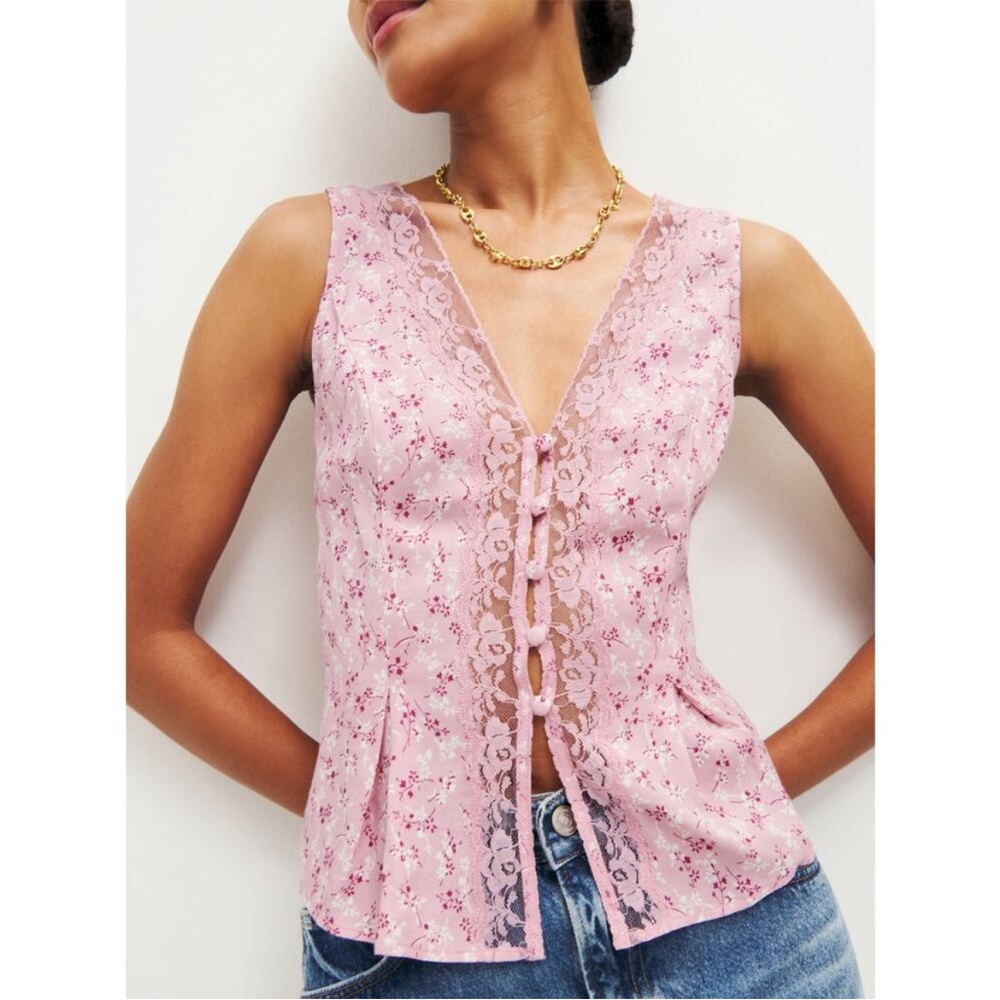 Reformation Cristina top - size 8